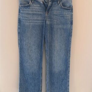 Abercrombie Kids Blue low rise baggy Jeans